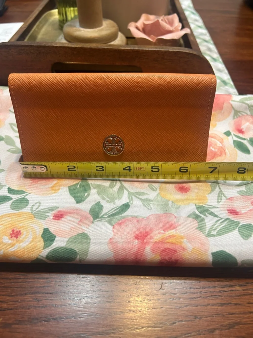 Tory Burch Orange Glasses Sunglasses Case
